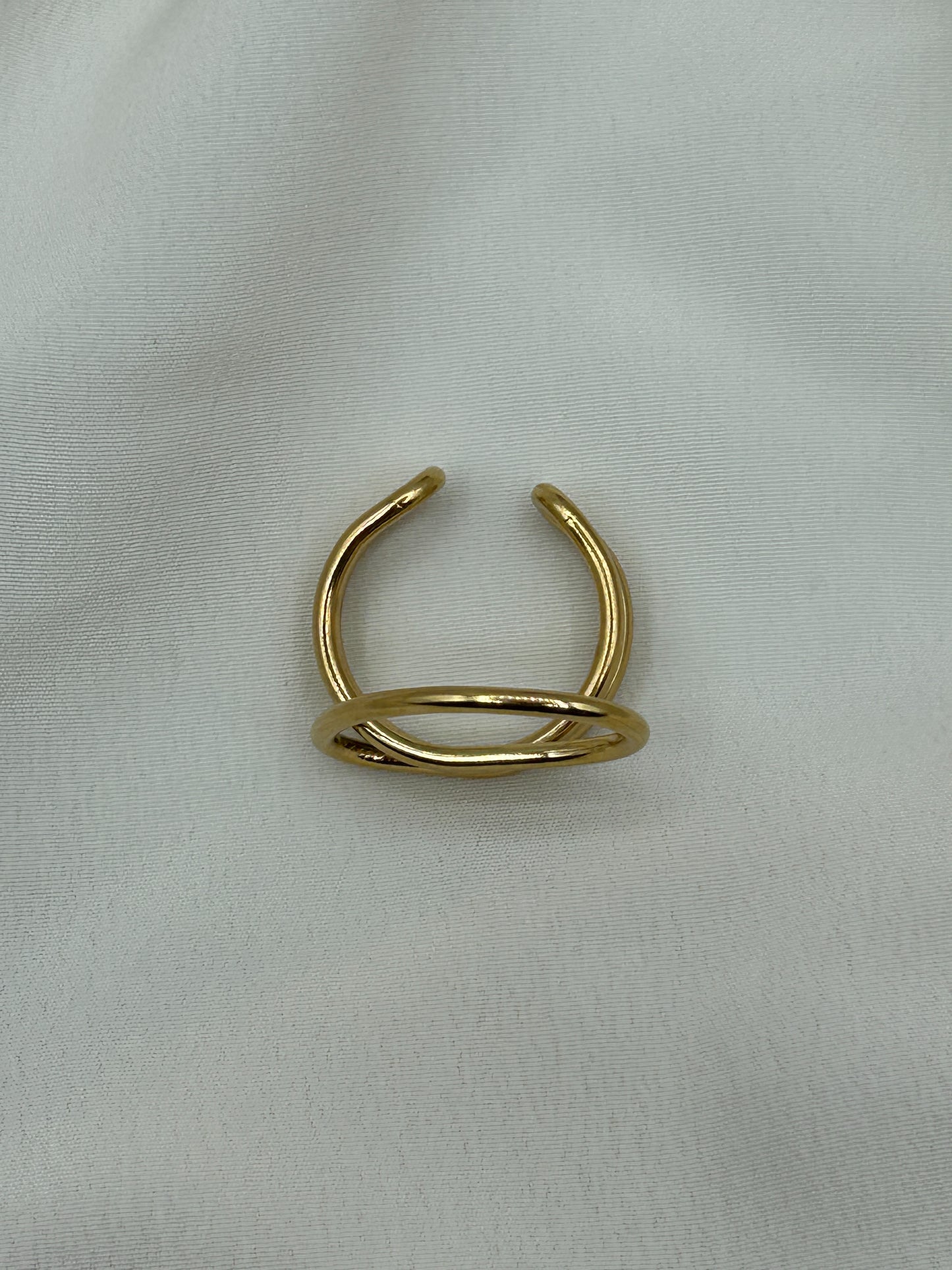 Large Loop Ring Gold