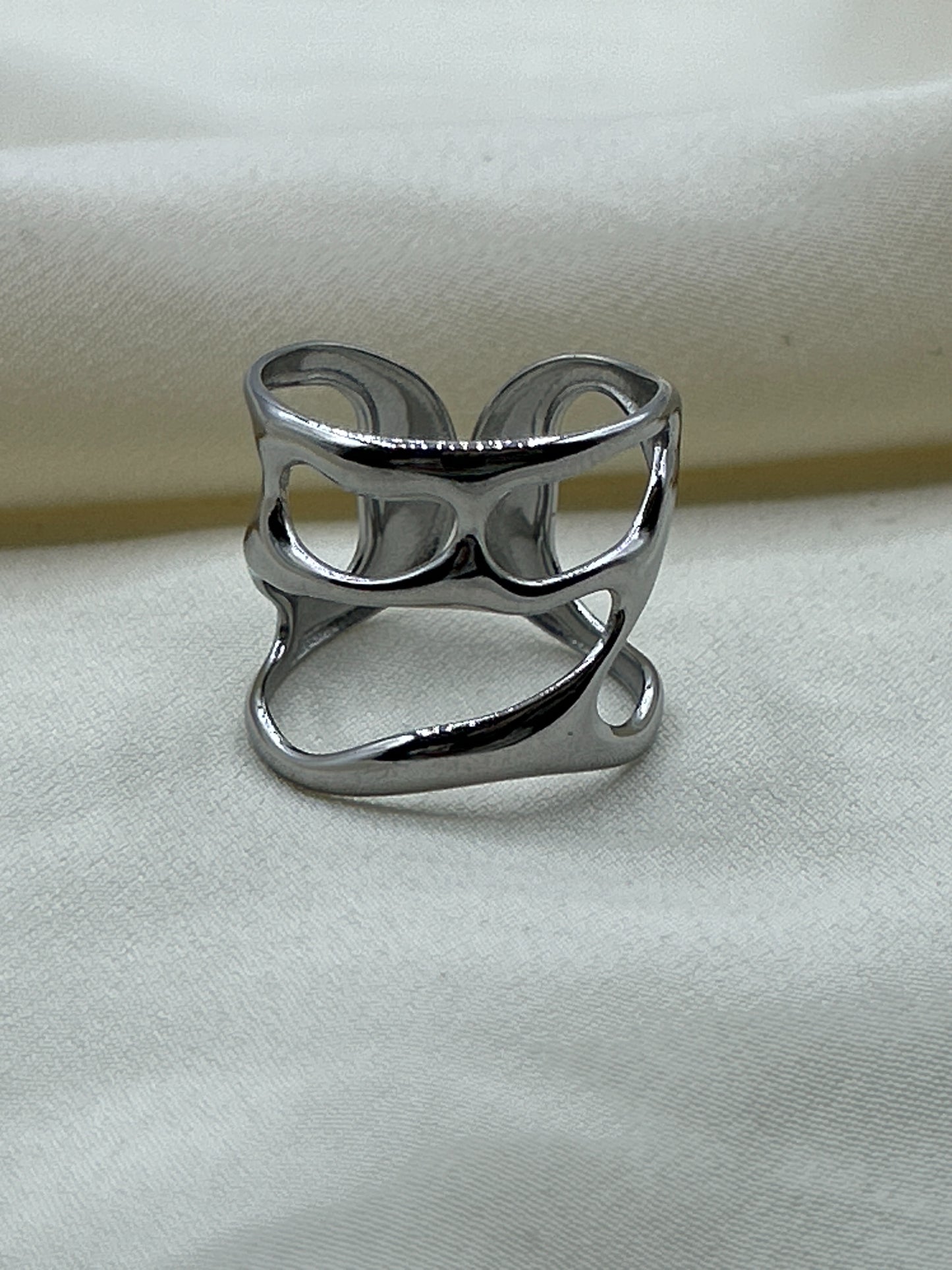 Lava Ring Silver