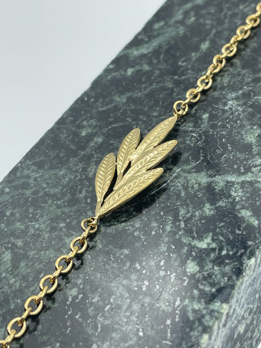 Leaf Bracelet Gold