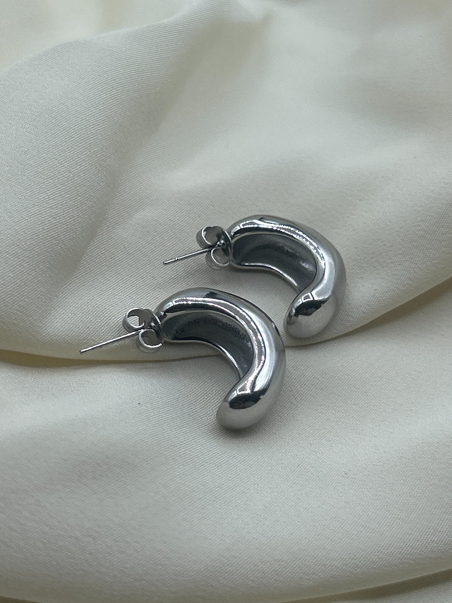 Beans Earrings Silver