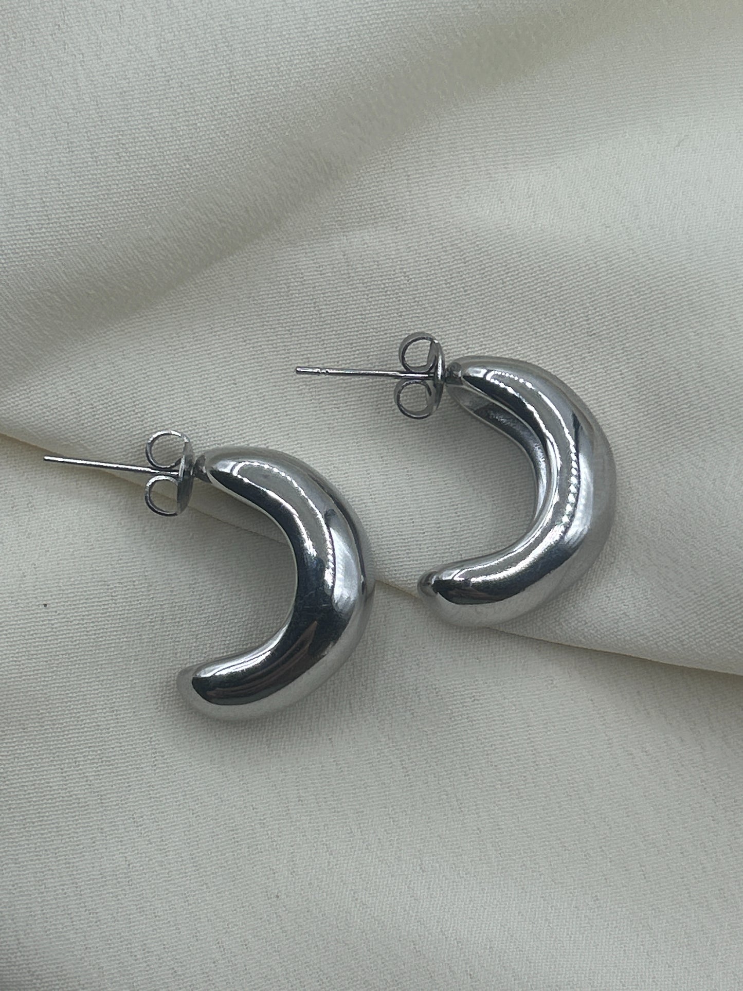 Beans Earrings Silver