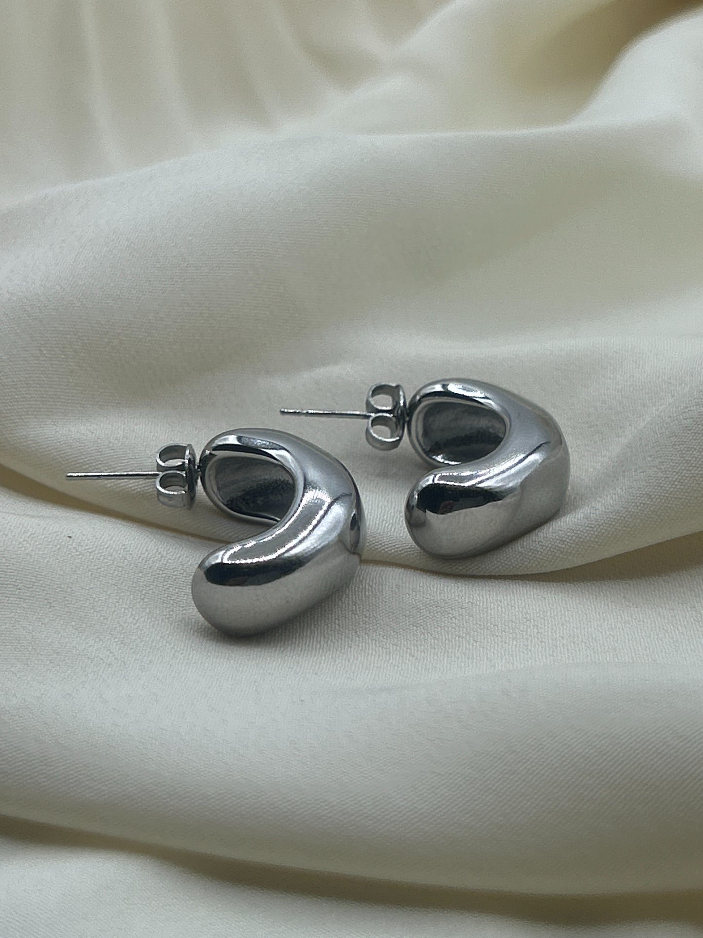 Beans Earrings Silver