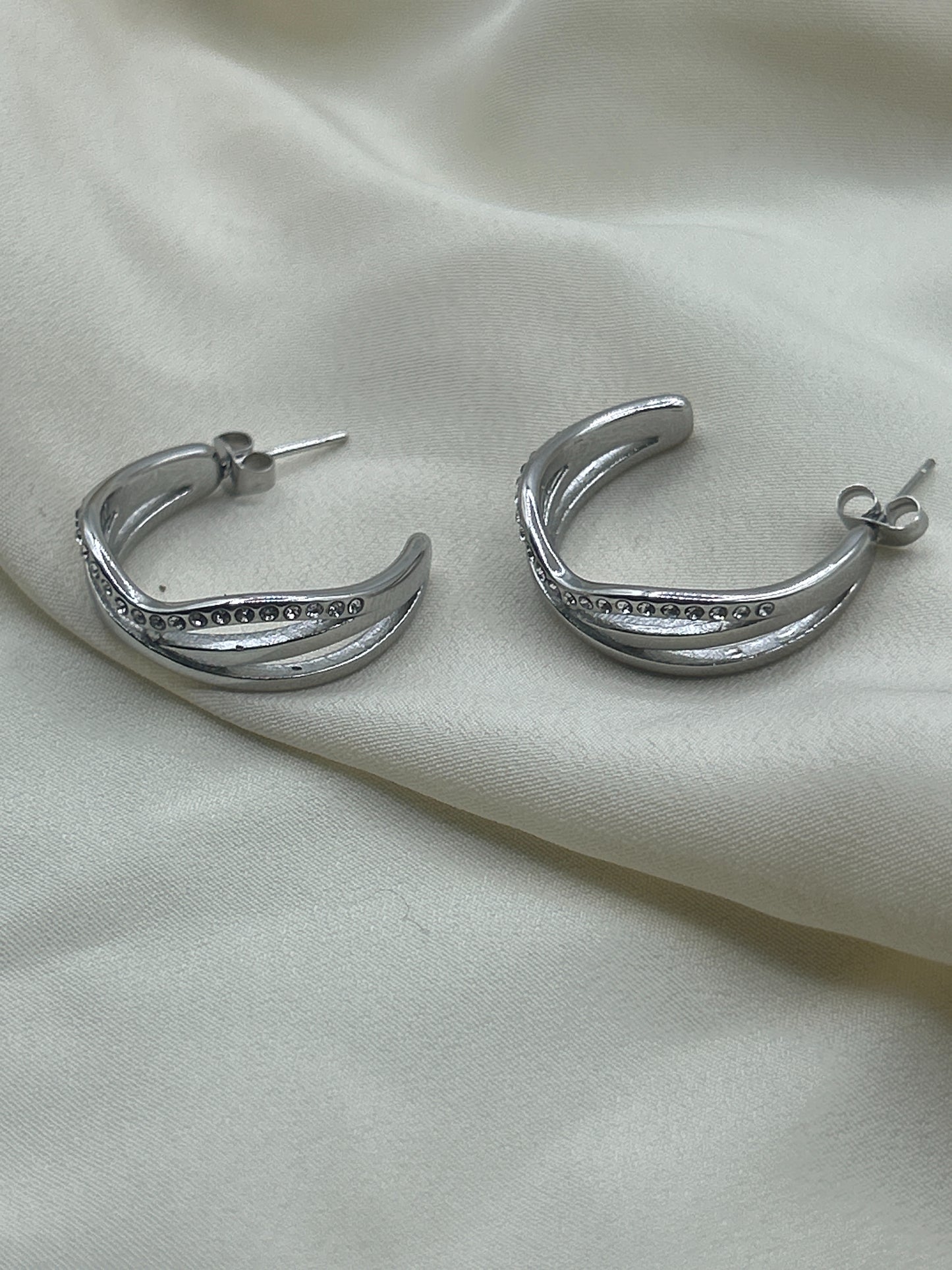Billow Earrings Silver