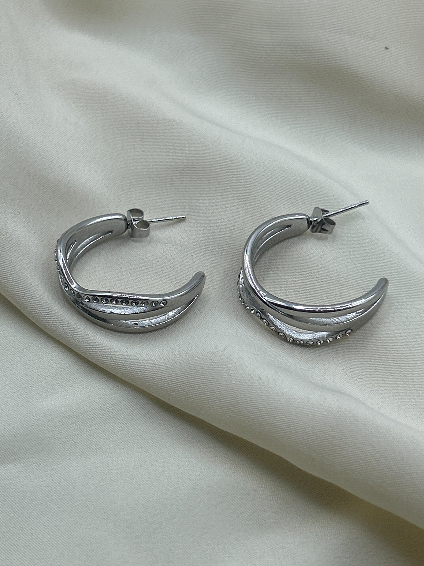 Billow Earrings Silver