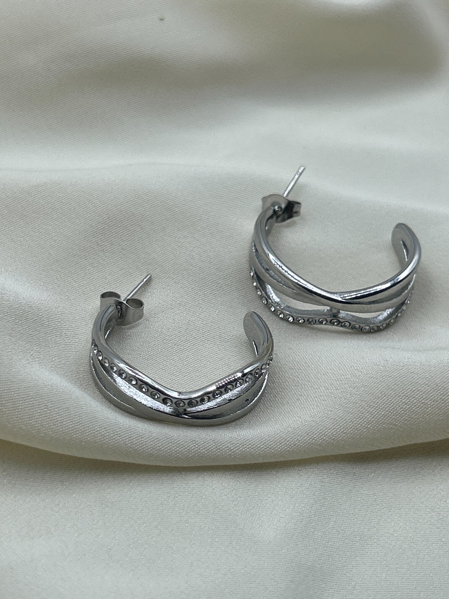 Billow Earrings Silver