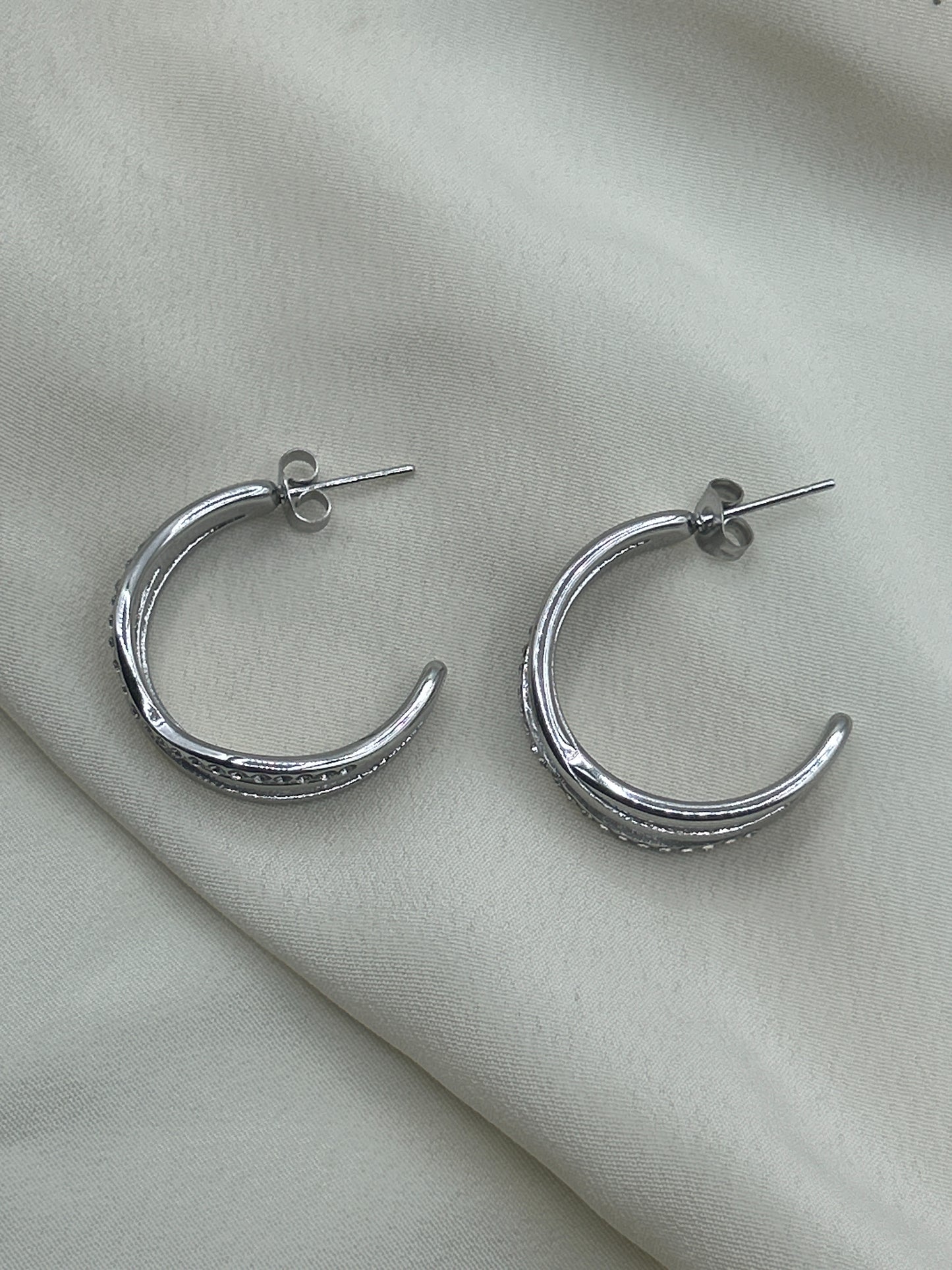 Billow Earrings Silver