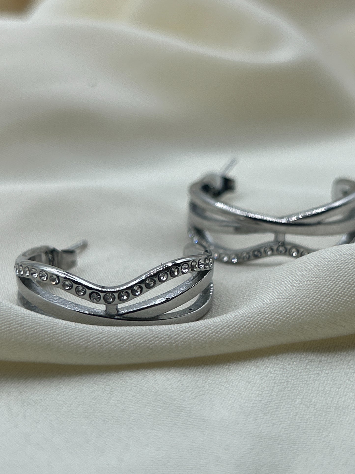Billow Earrings Silver