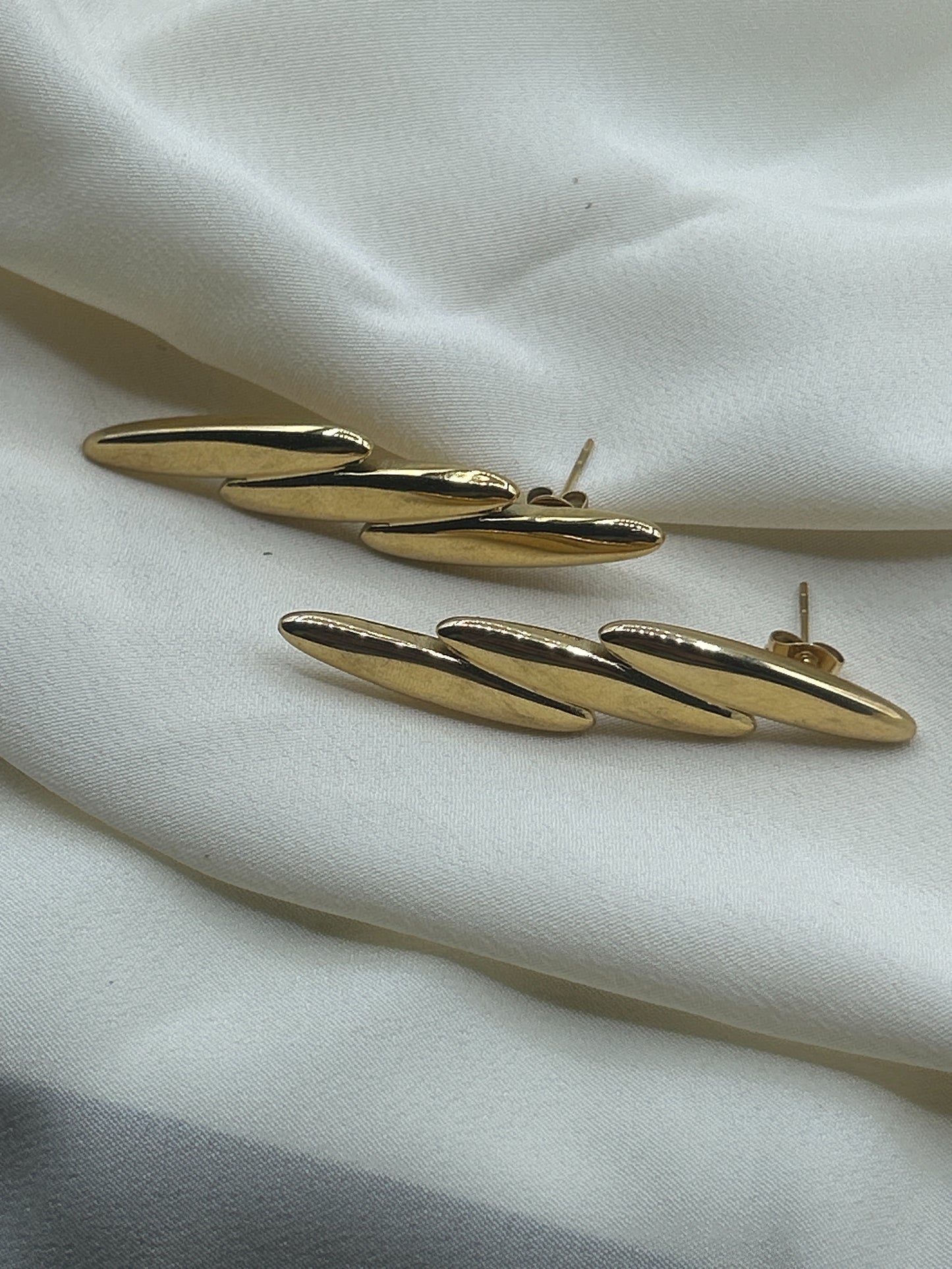 Bolt Earrings Gold