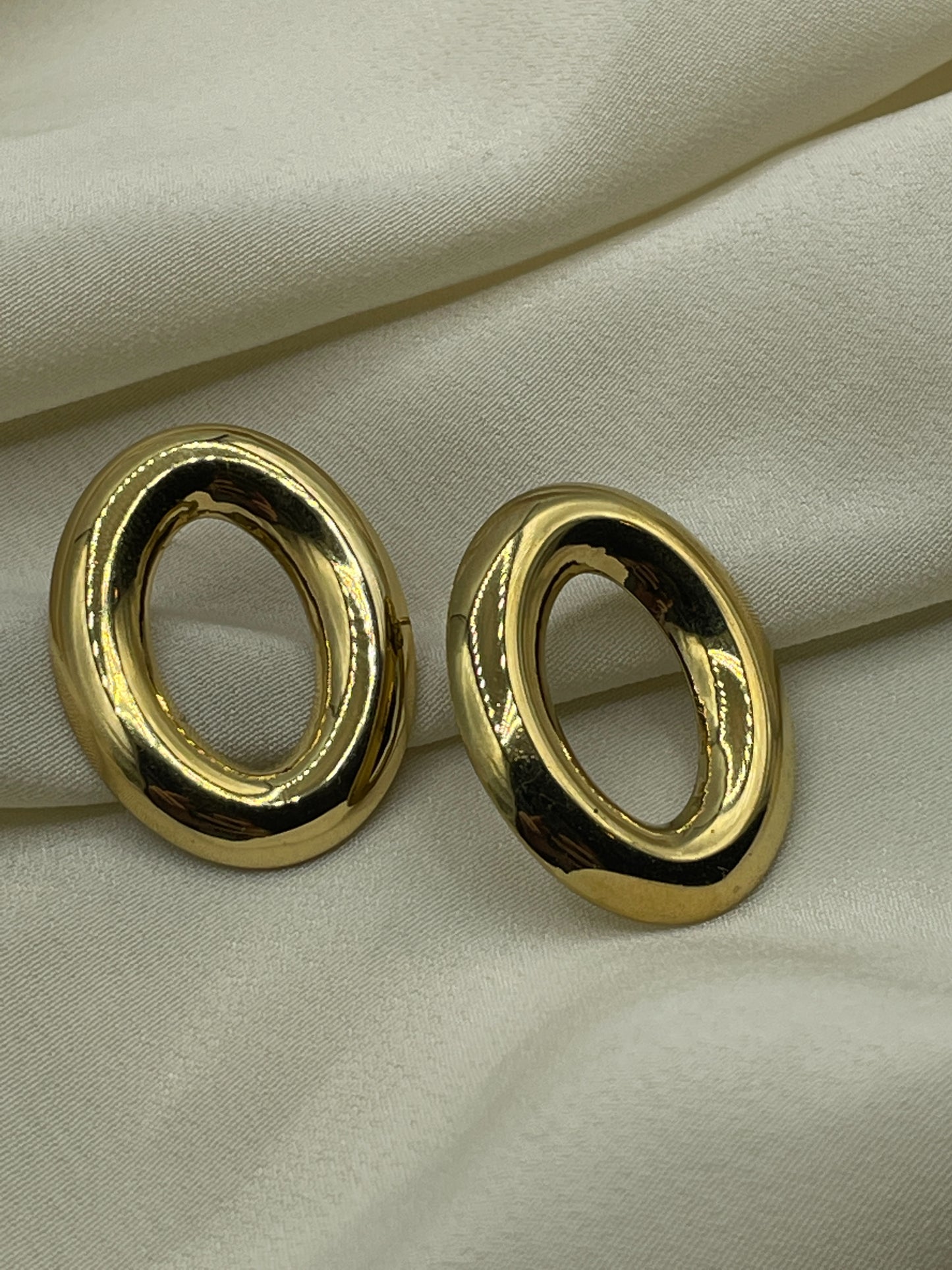 Circle Gold Earrings