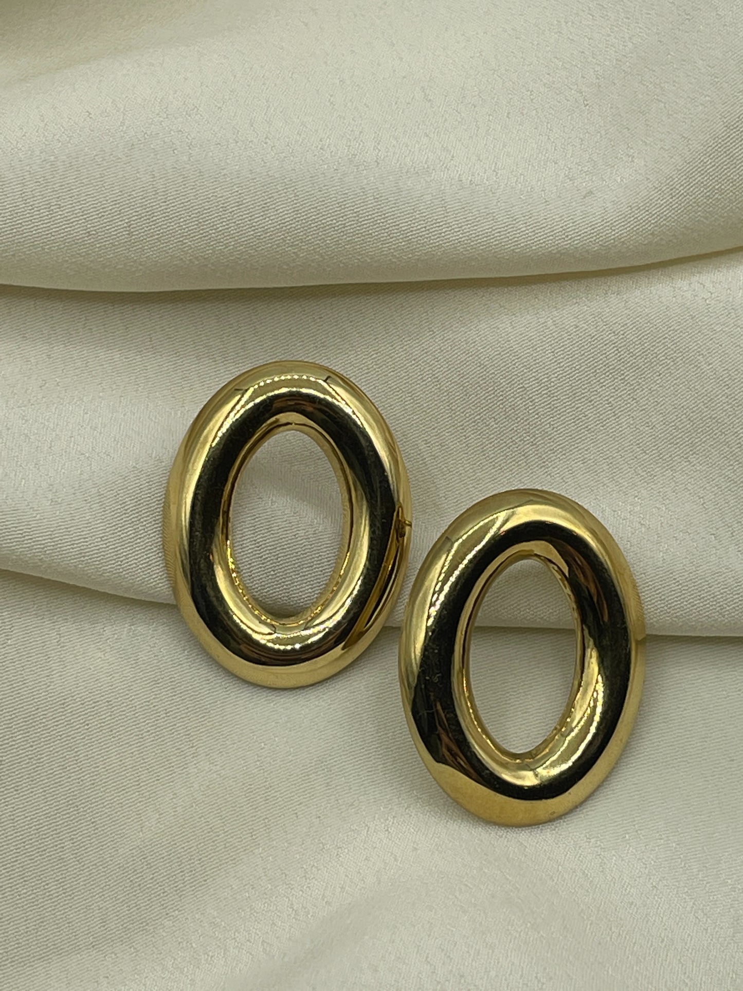 Circle Gold Earrings