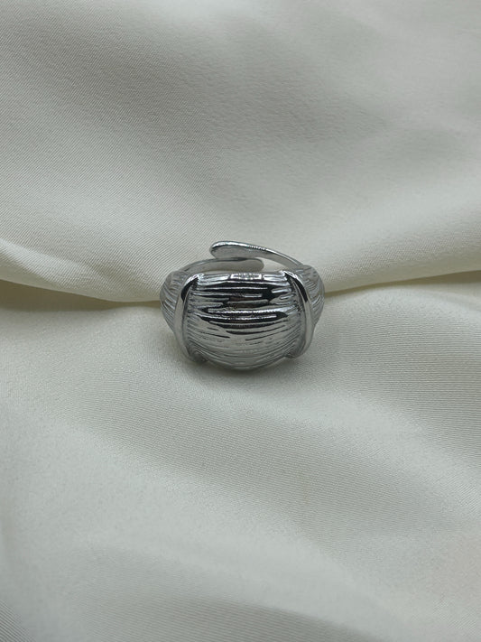 Cocoon Ring Silver