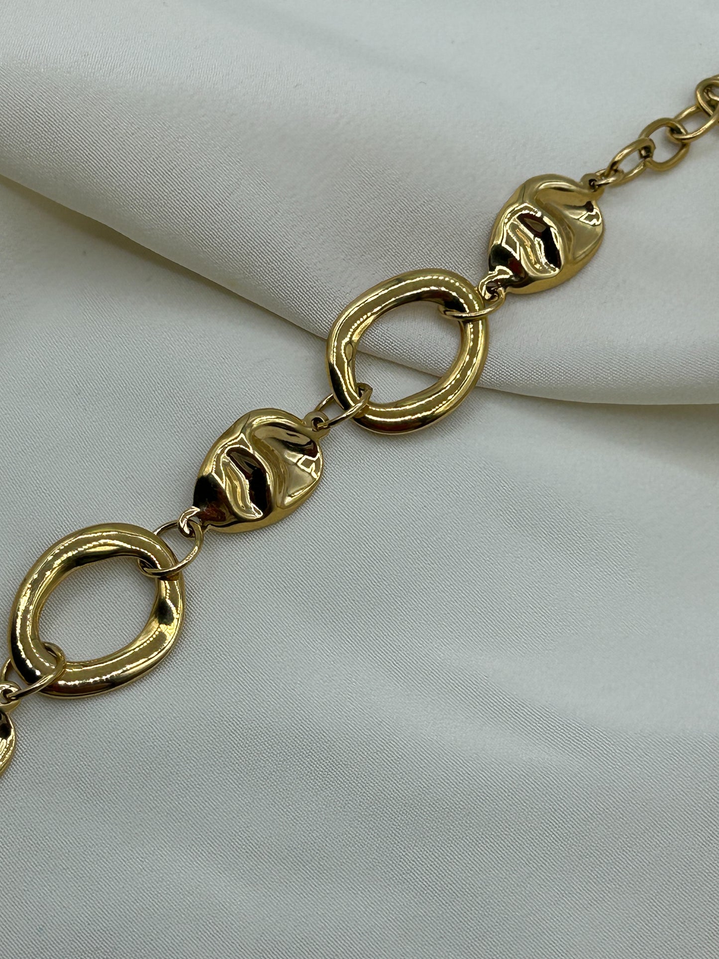 Distorted Chain Bracelet