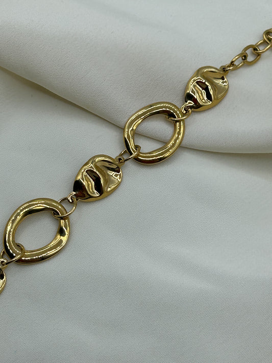 Distorted Chain Bracelet