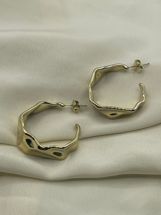 Distorted Horn Earrings