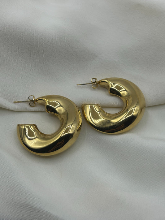 Eclipse Earrings Gold