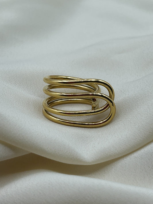 Endless Line Ring Gold