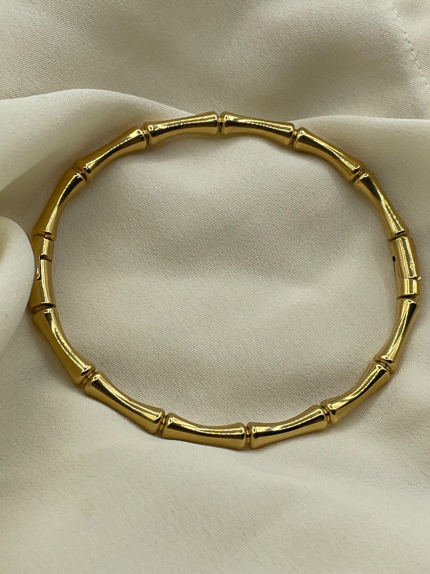 Bamboo Jonc Bracelet Gold