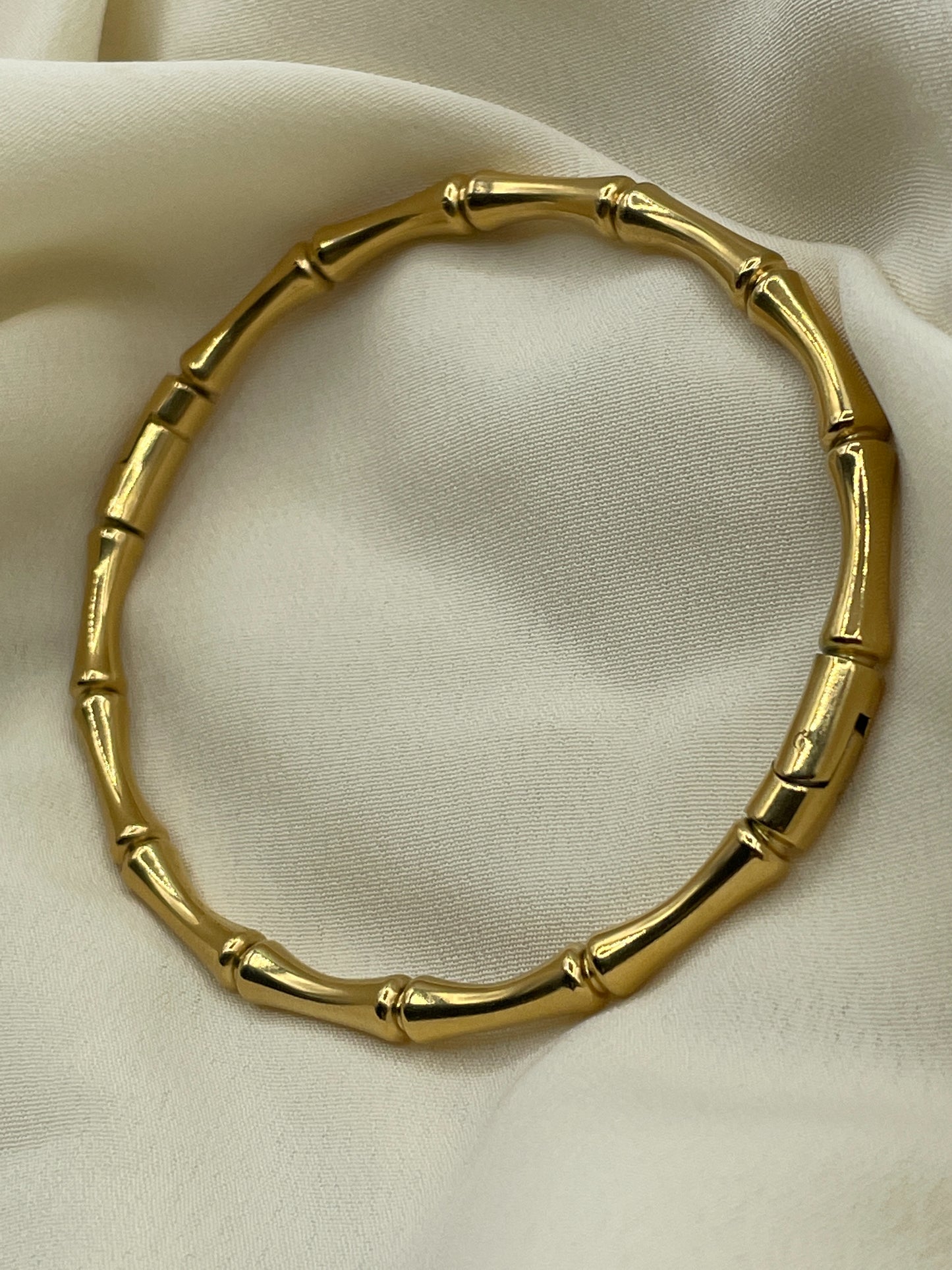 Bamboo Jonc Bracelet Gold