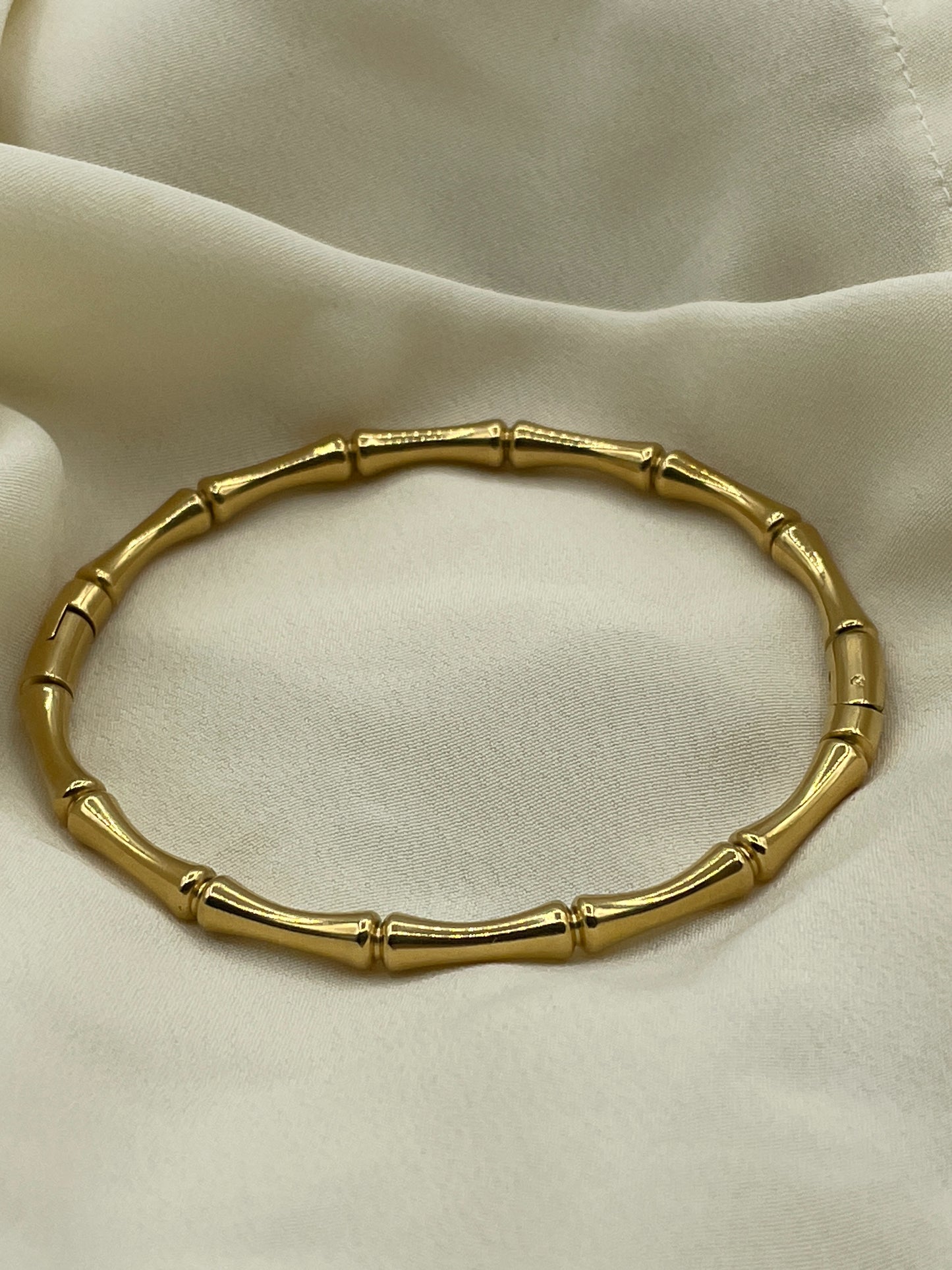 Bamboo Jonc Bracelet Gold