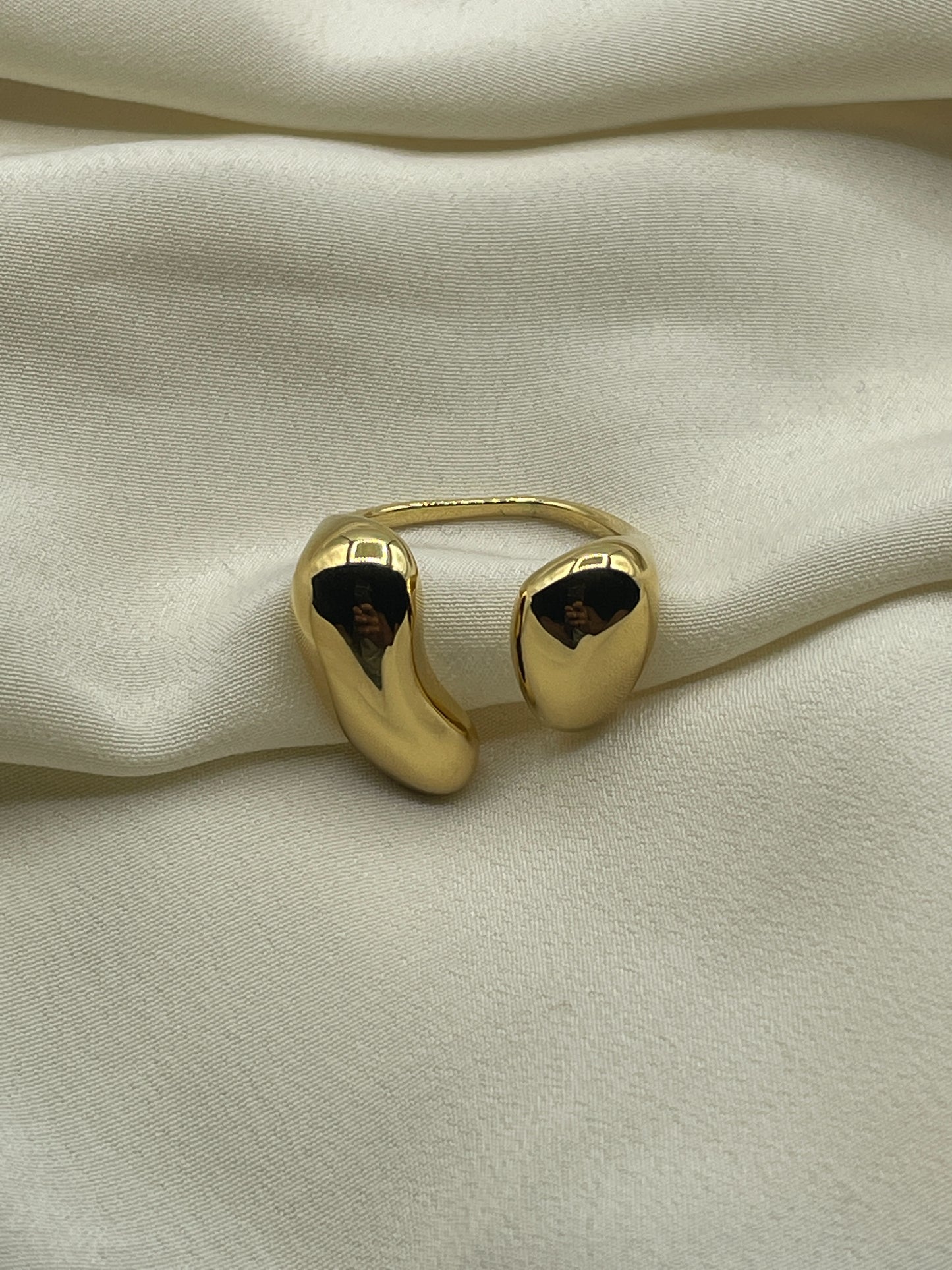 Irregular Open Ring Gold