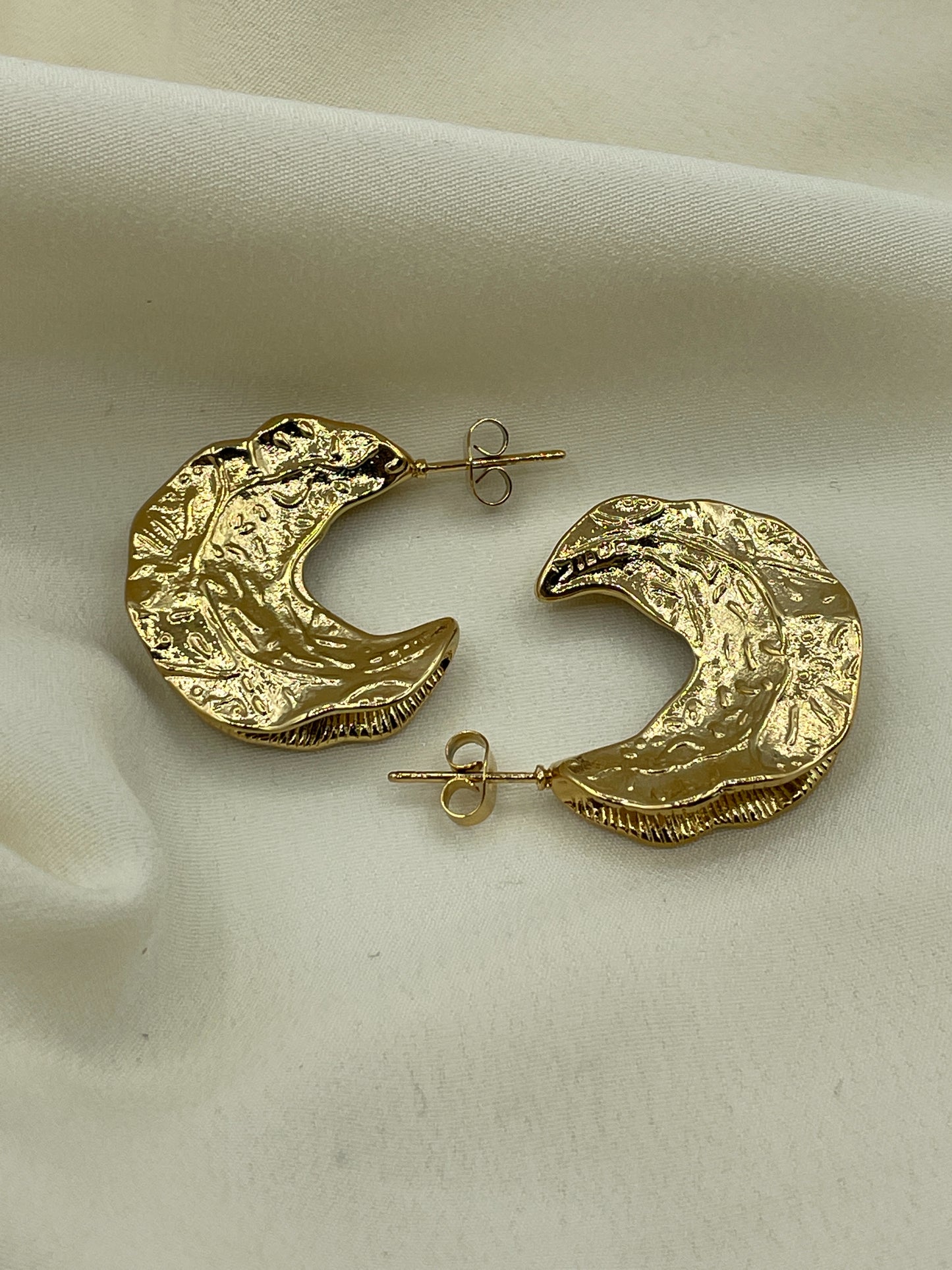 Gold Moon Earrings