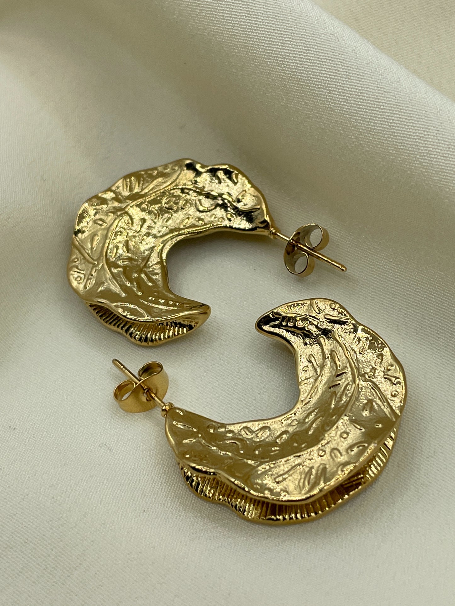 Gold Moon Earrings