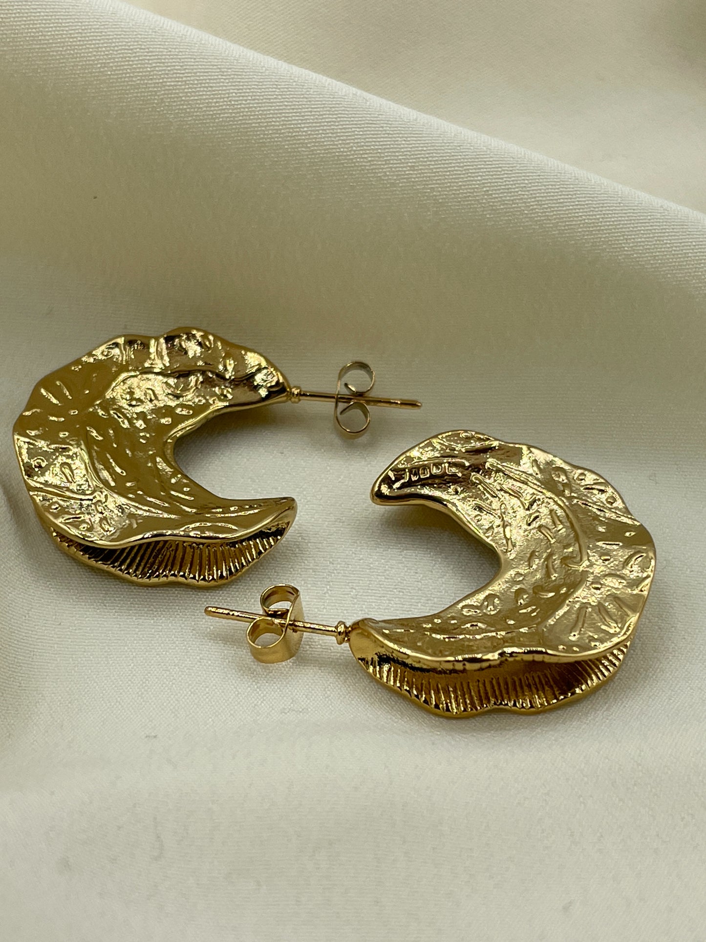 Gold Moon Earrings