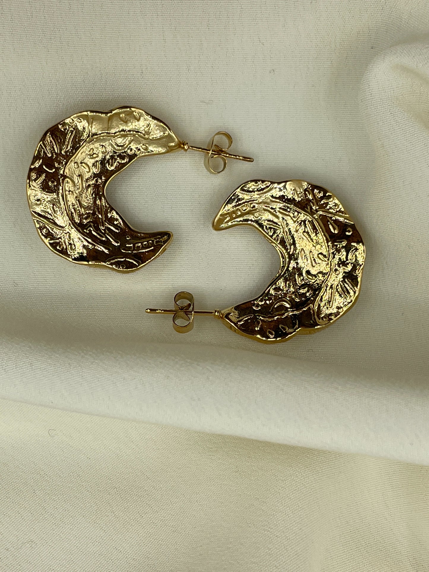 Gold Moon Earrings