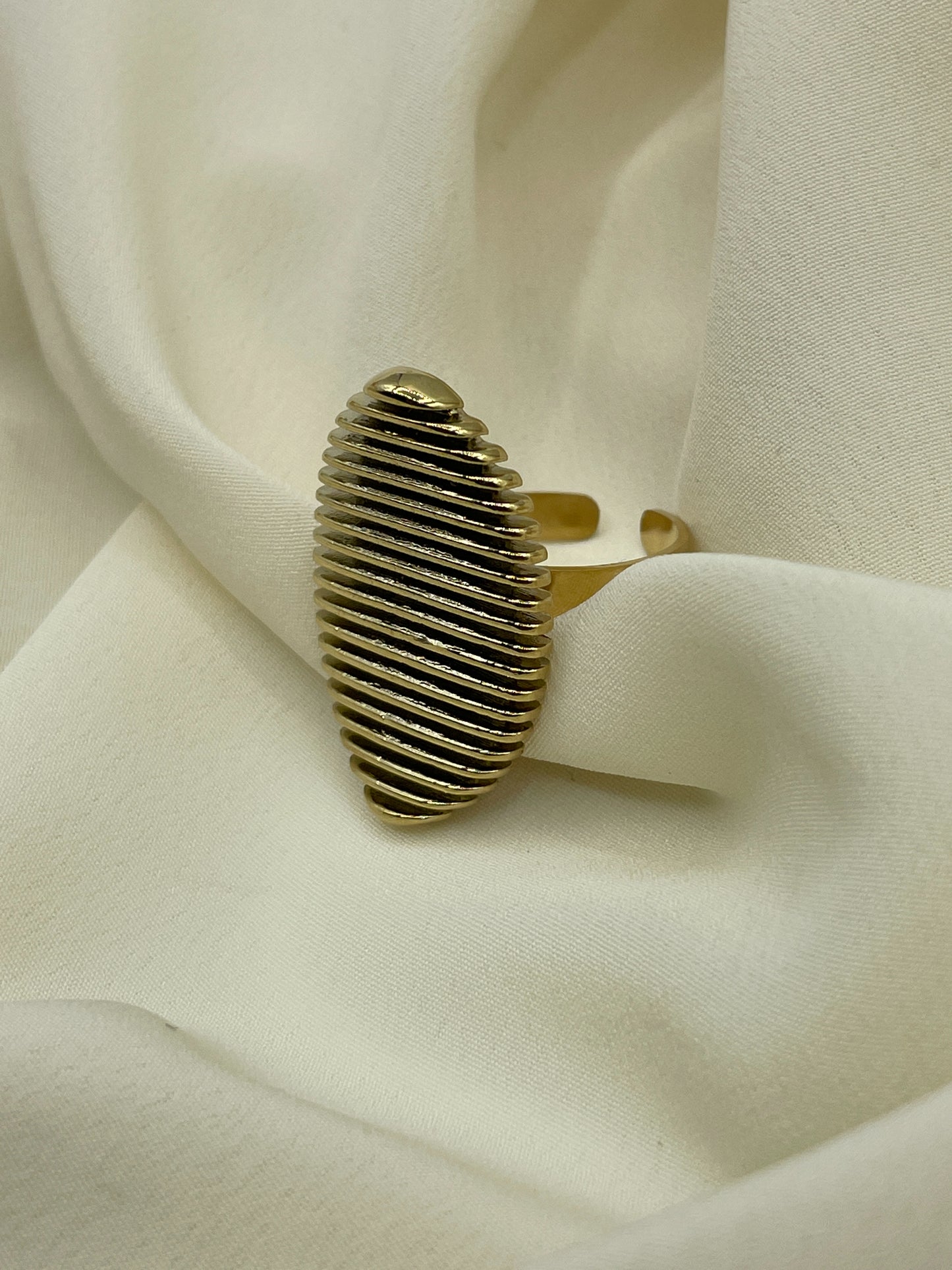 Gold Zebra Ring