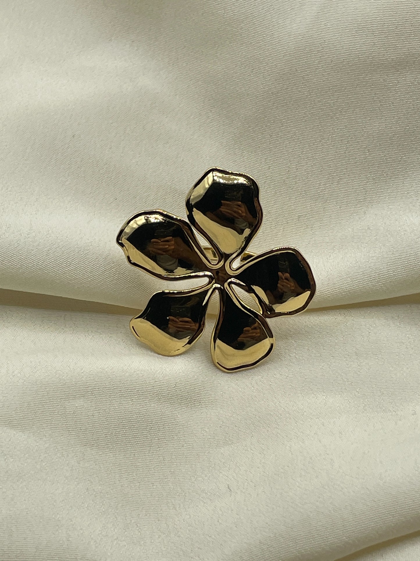 Golden Flower Ring