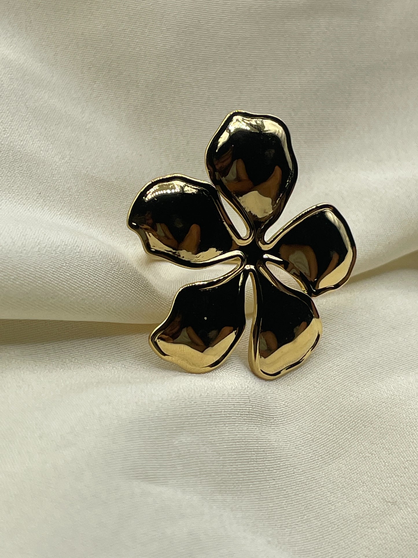 Golden Flower Ring