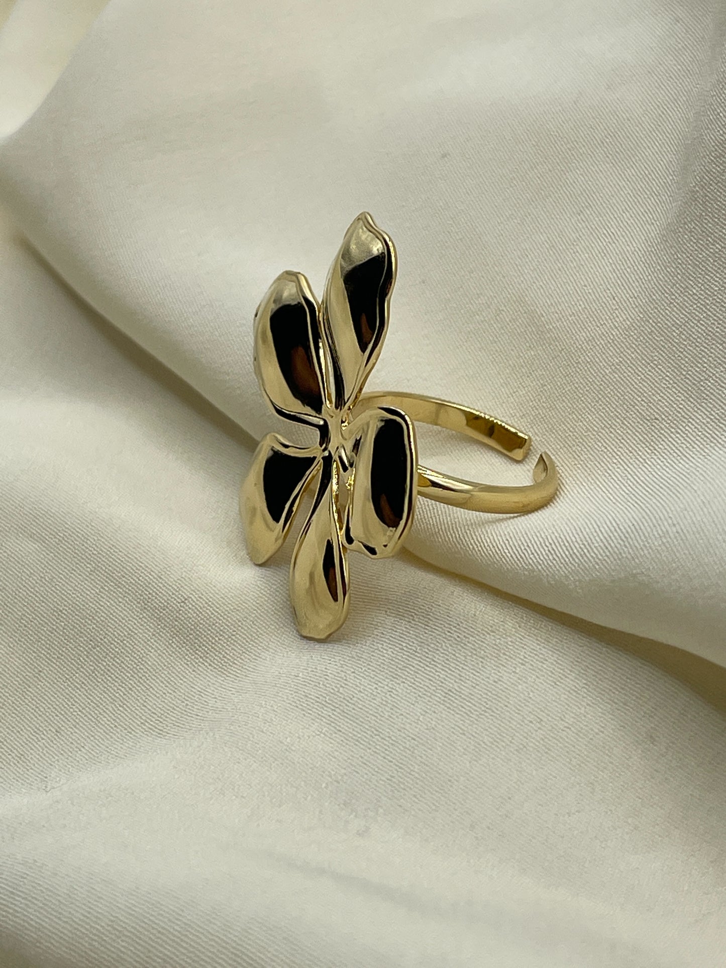 Golden Flower Ring