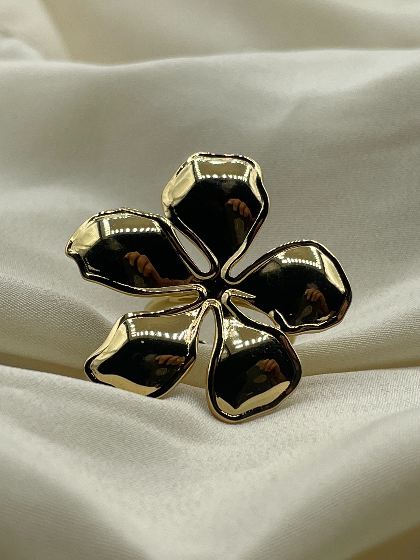 Golden Flower Ring