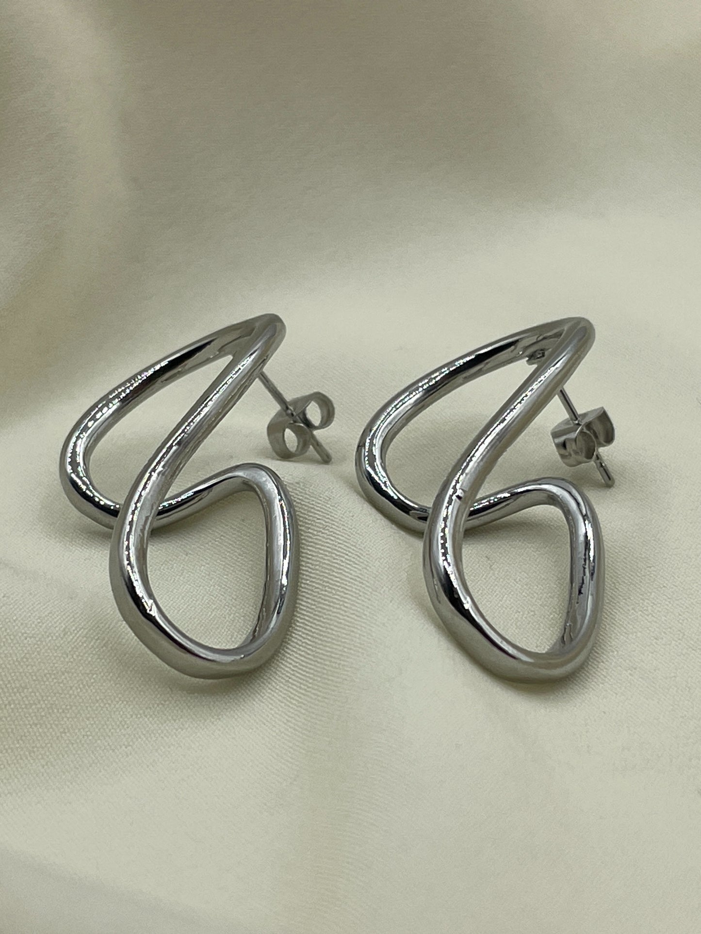 Infinity Earrings Silver