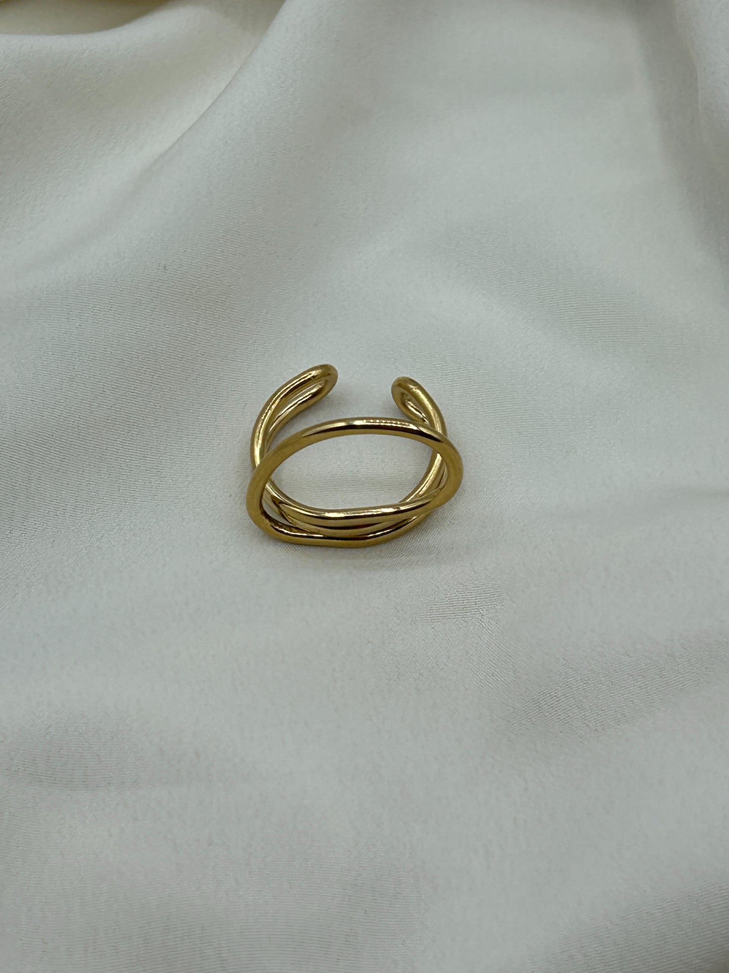 Large Loop Ring Gold