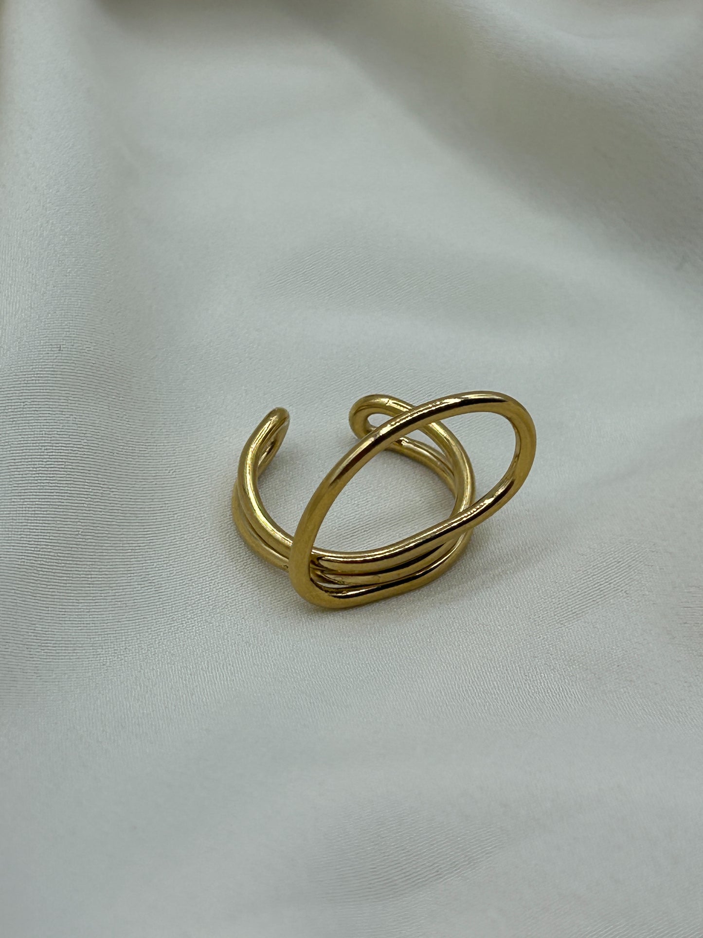 Large Loop Ring Gold