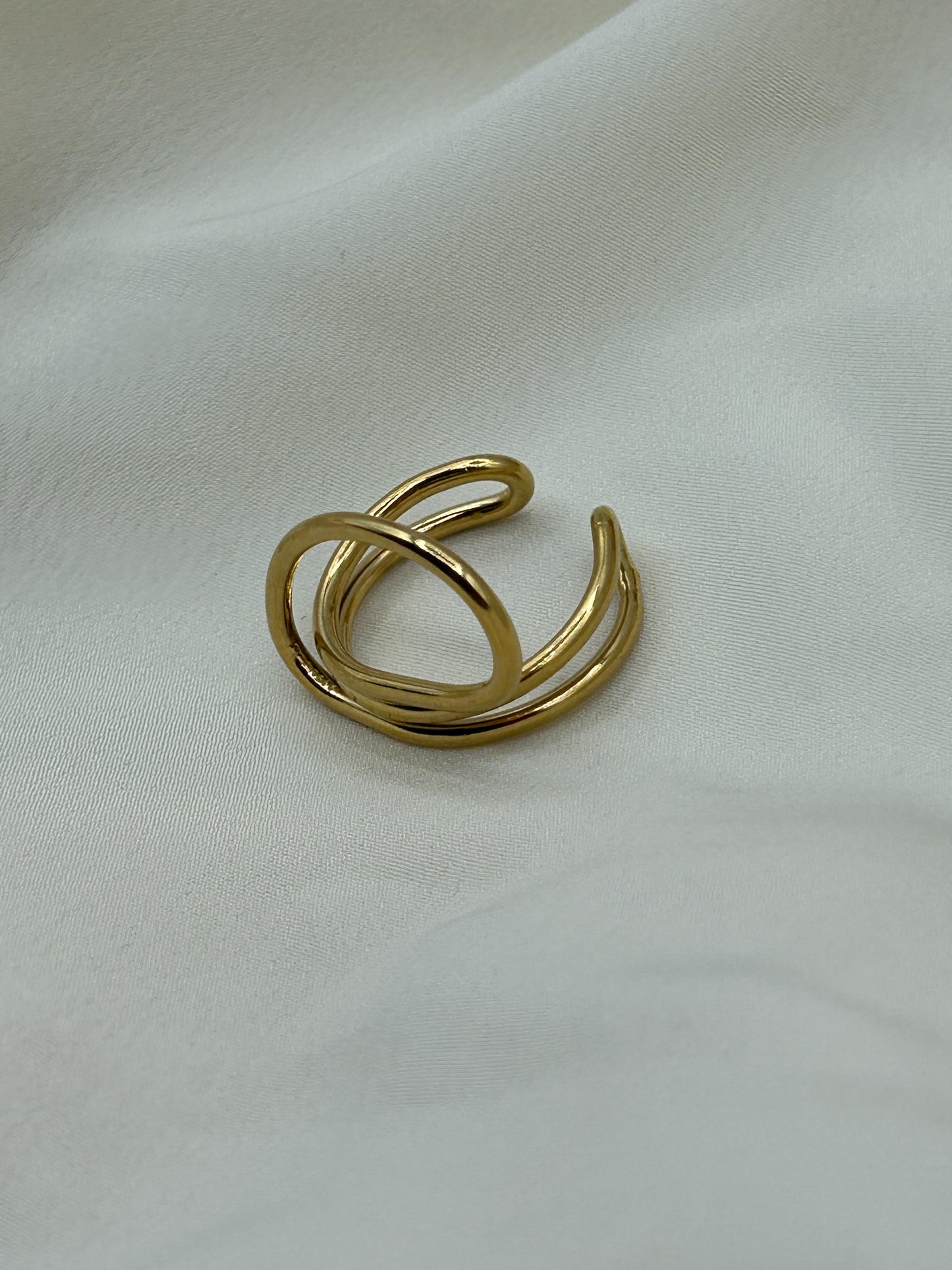 Large Loop Ring Gold