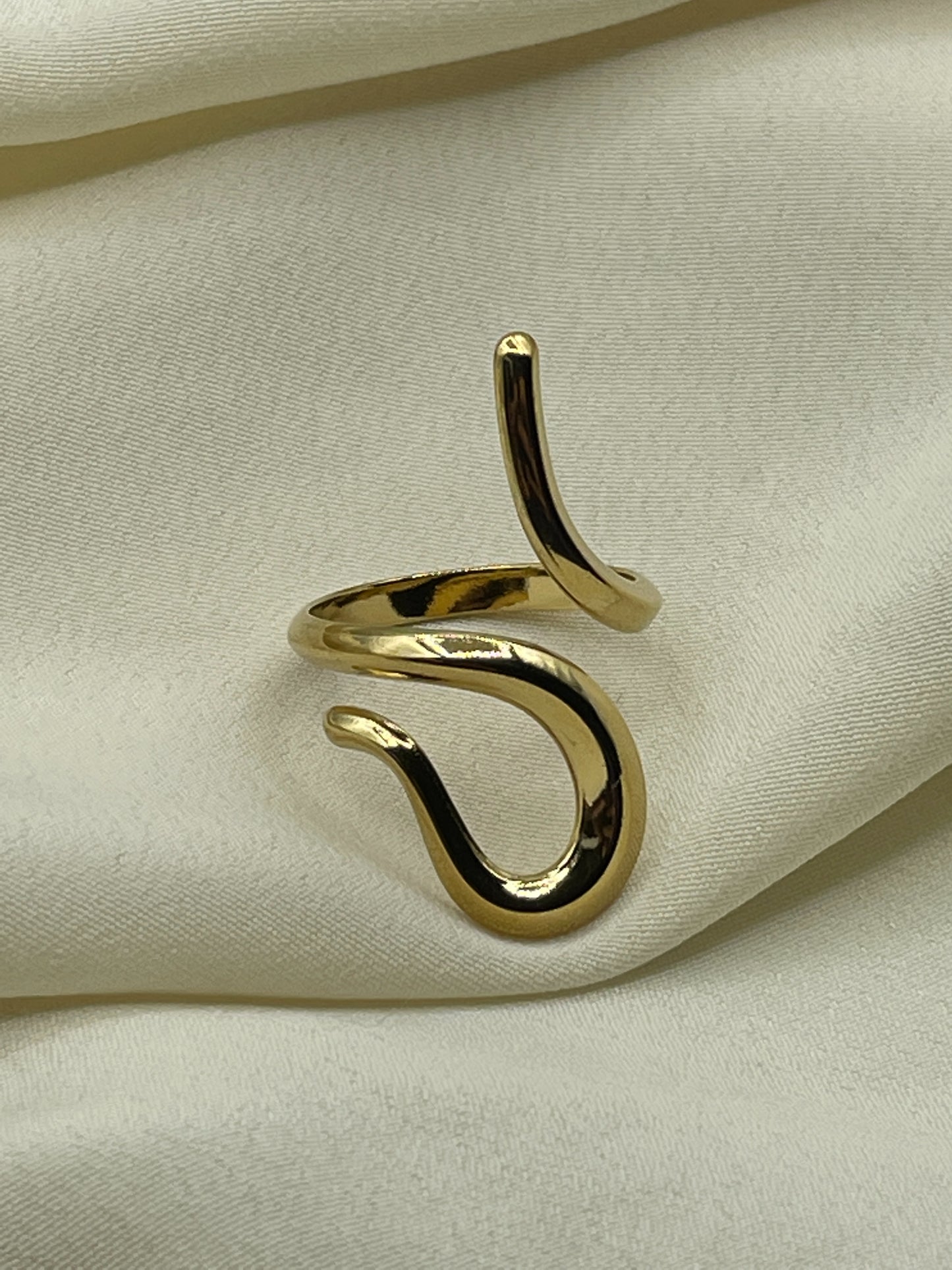 Long Line Ring Gold