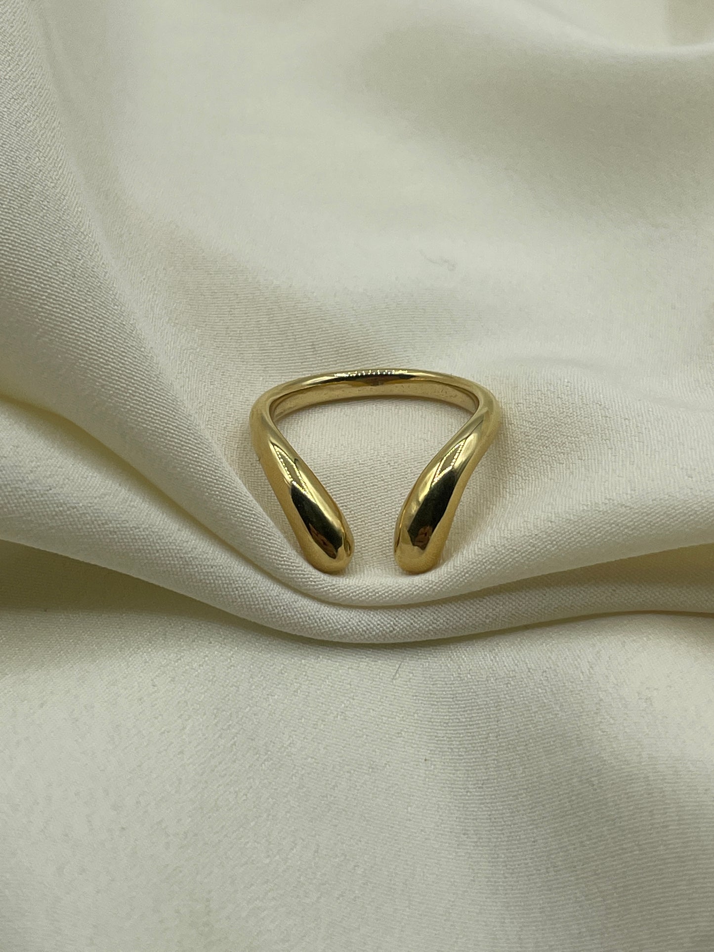 Open Collar Ring Gold