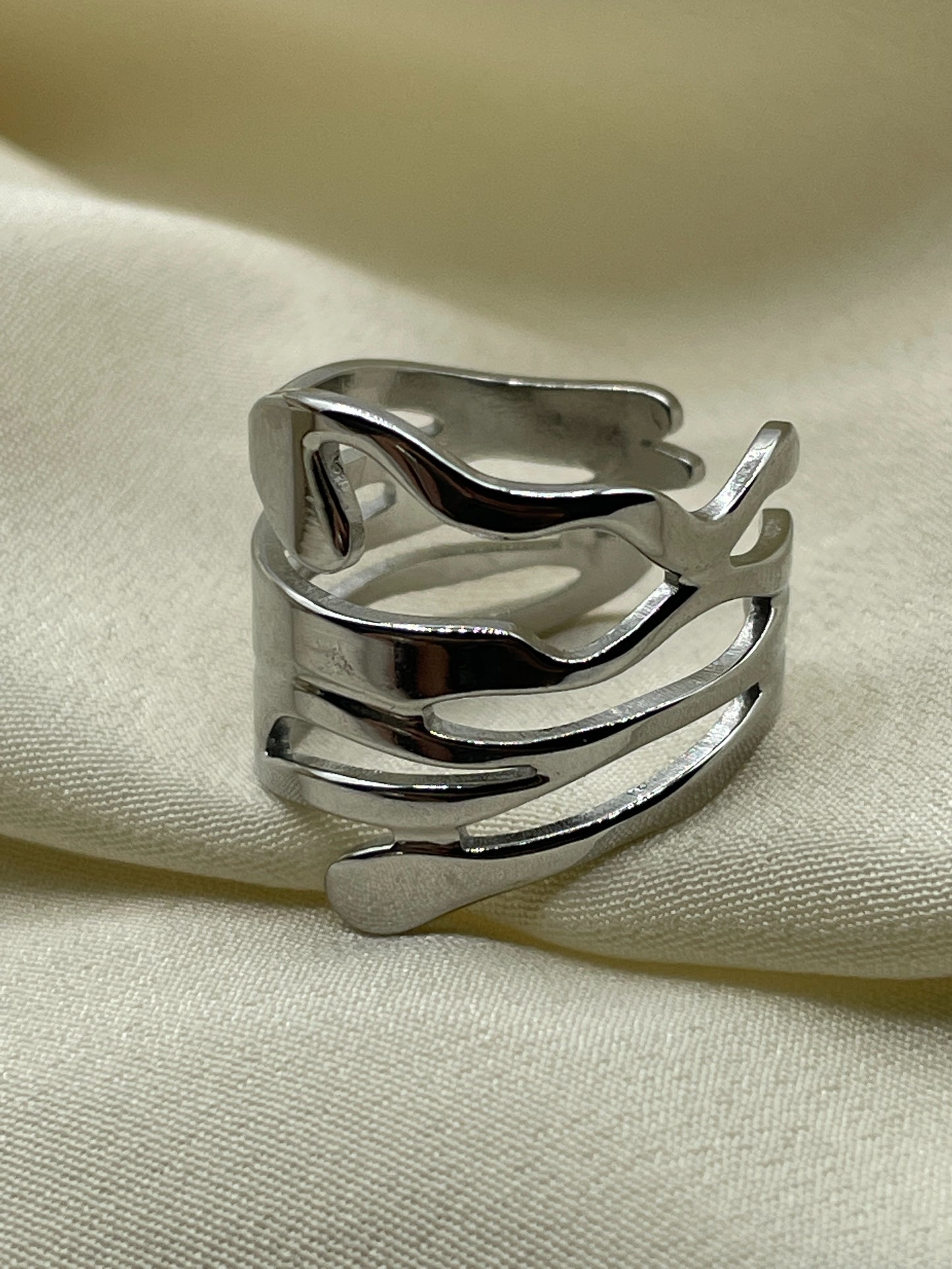 River Ring Silver