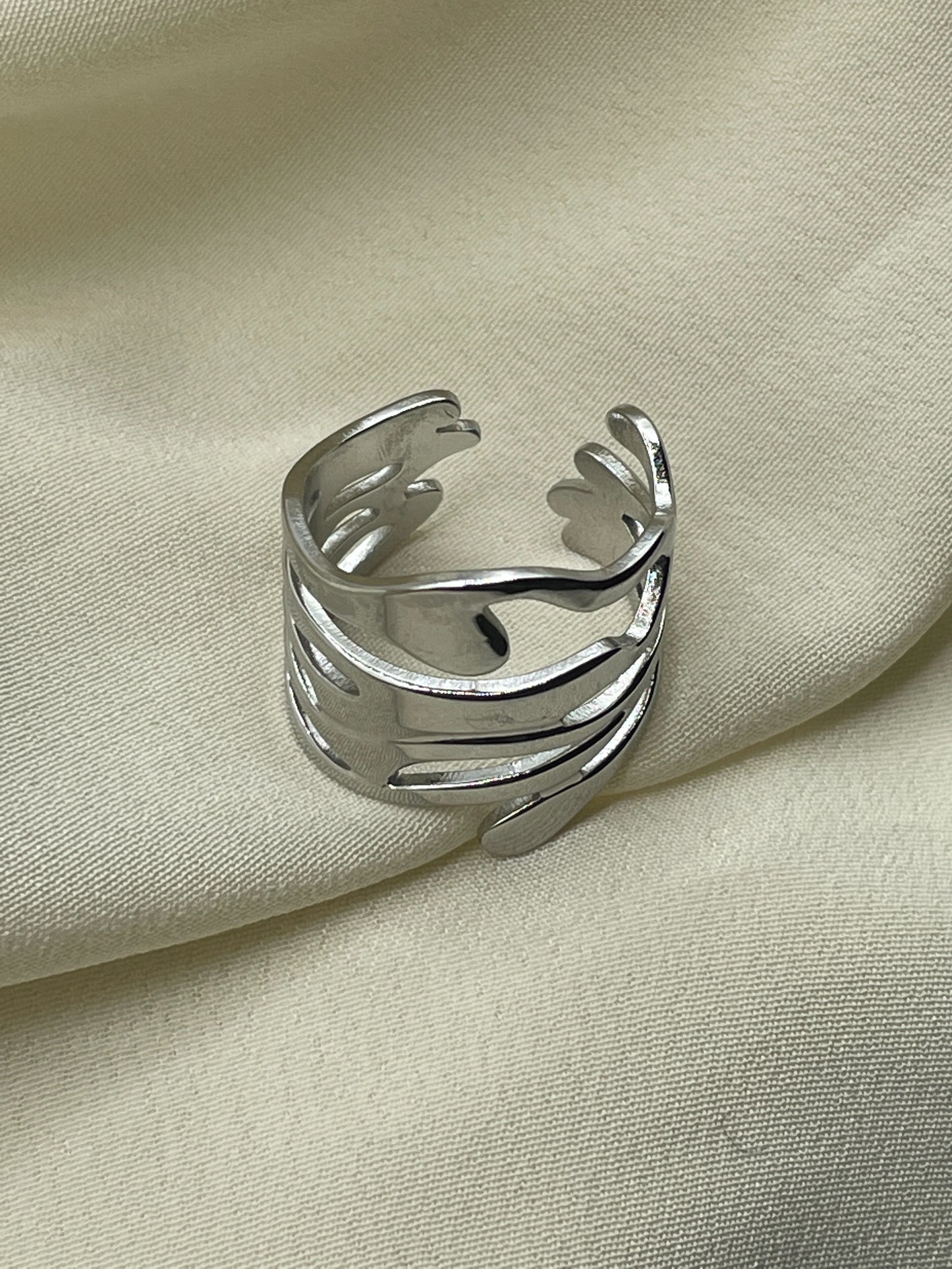 River Ring Silver