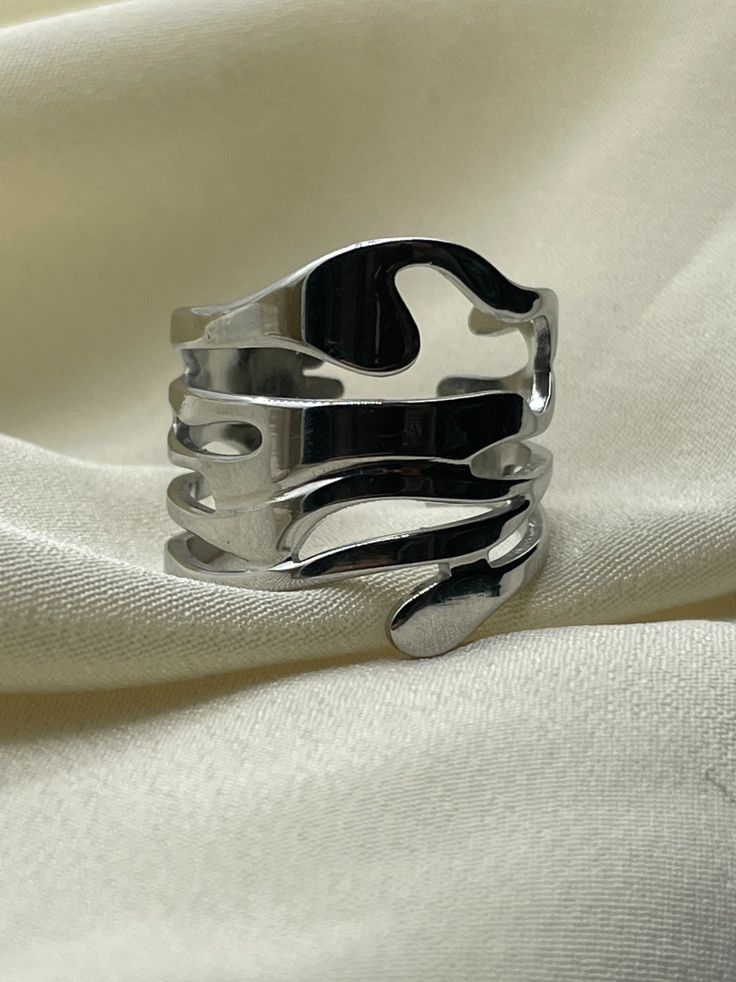 River Ring Silver