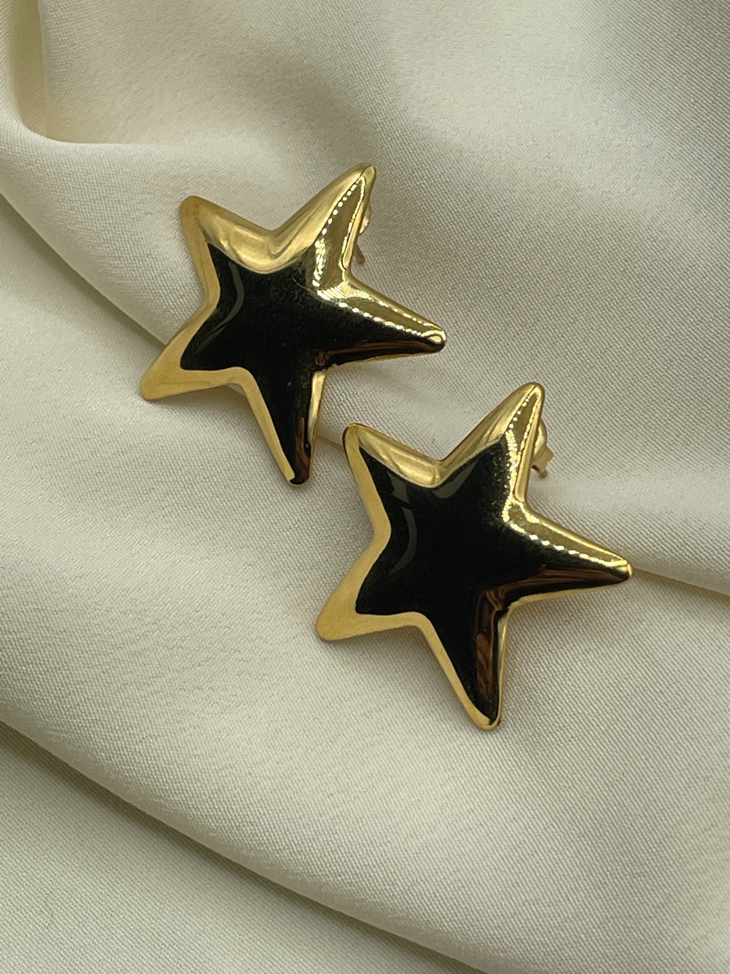 Star Earrings Gold