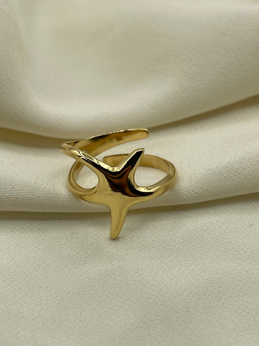 Starfish Gold Ring