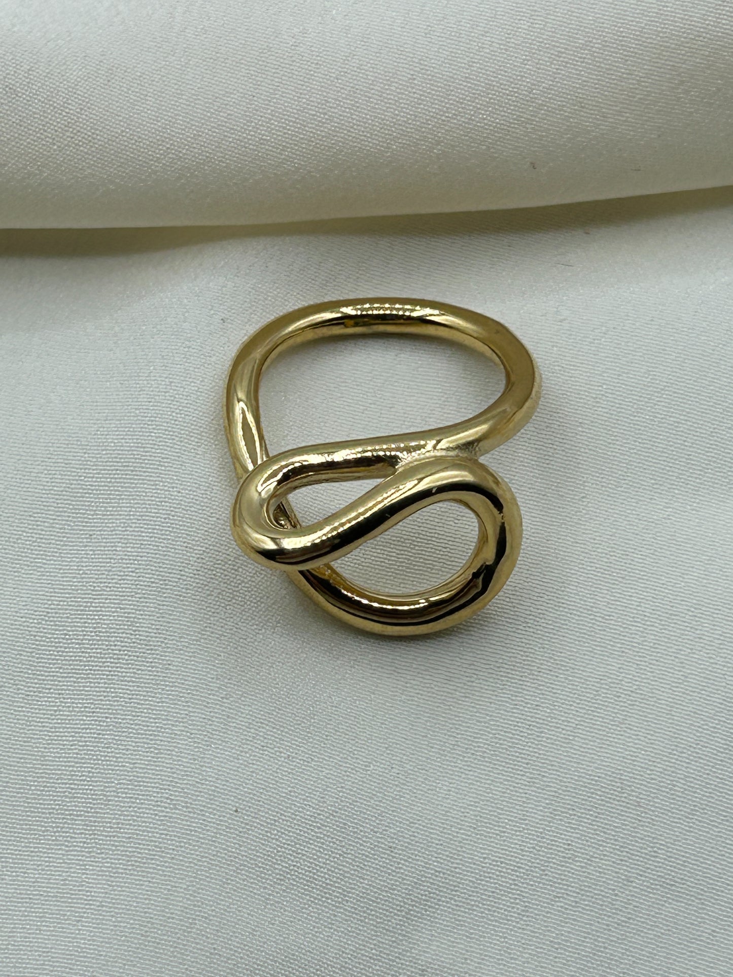 Tangled Line Ring Gold
