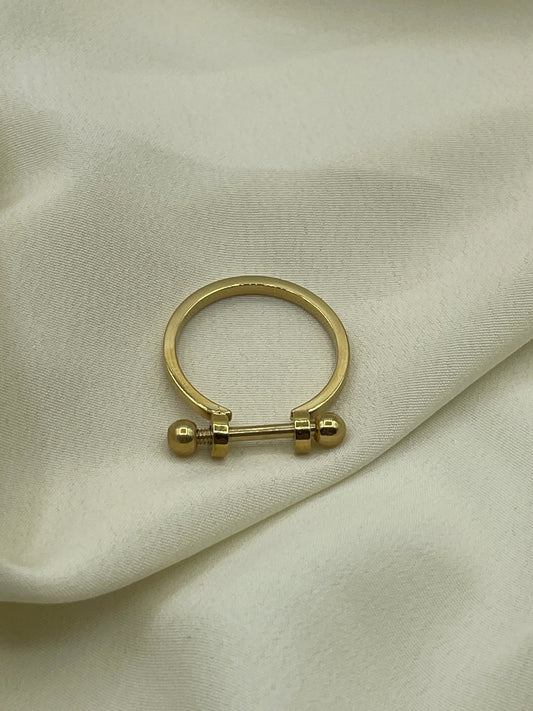 Toggle Gold Ring
