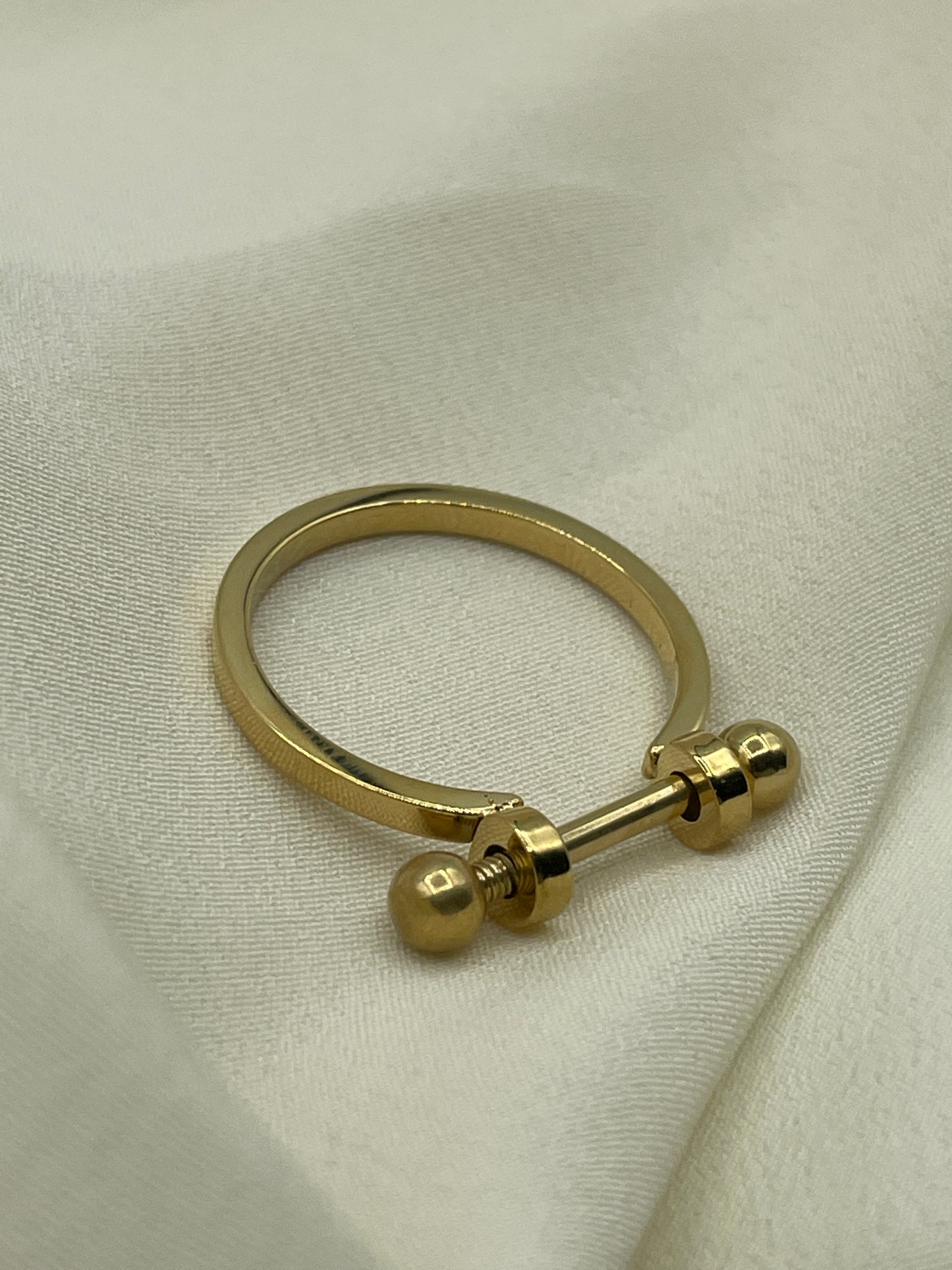 Toggle Gold Ring